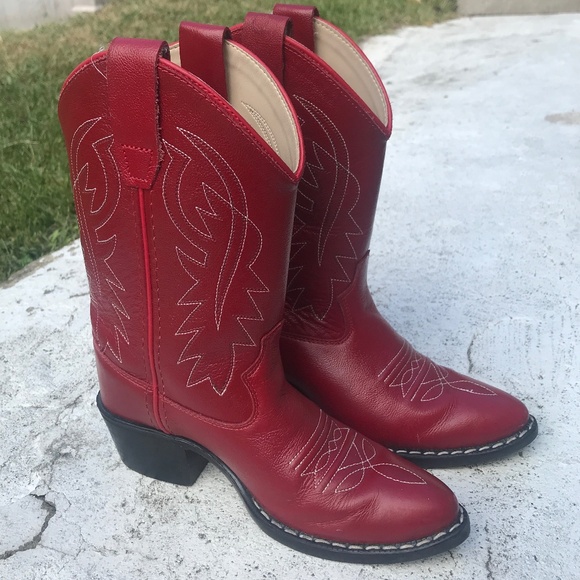 Old West Other - Old West 8116 Kids leather upper Cowboy boots 12.5 D Kids